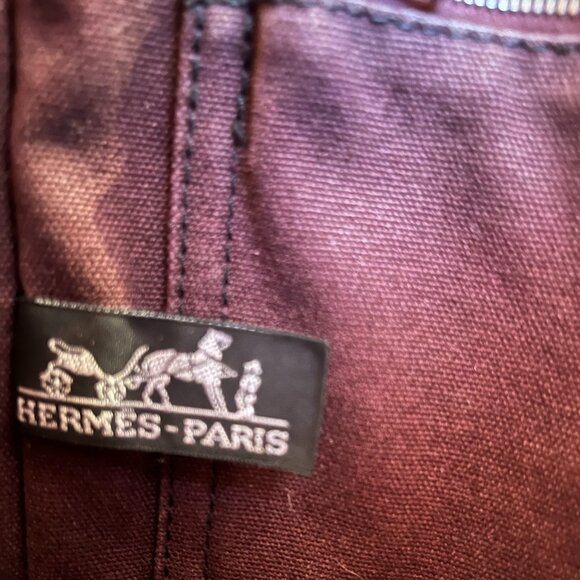 Hermes Two-Tone Tote AUTHENTIC Handbag - Picture 5 of 5